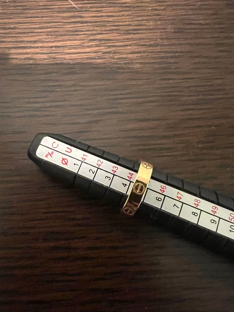 カルティエ　ラブリング　YG 5号