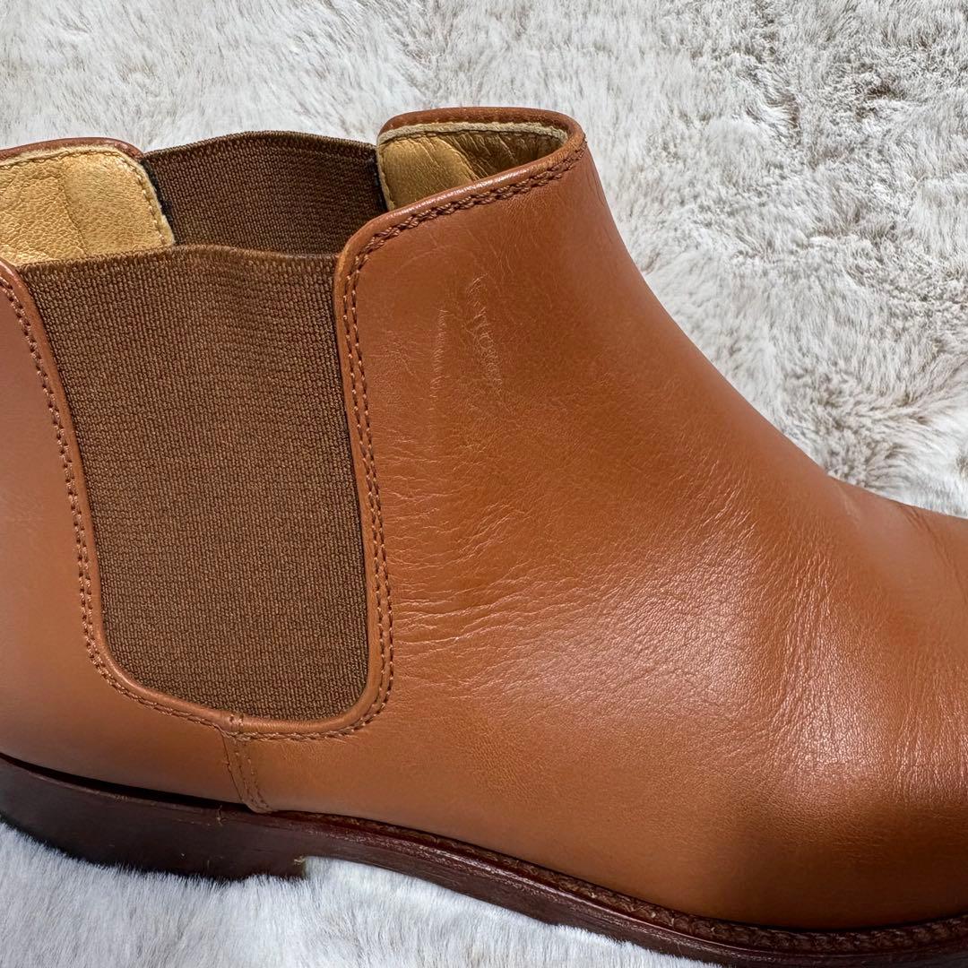 L*i様 エルメス　サイドゴアブーツ　チェルシーブーツ　22cm キャメル　イタ