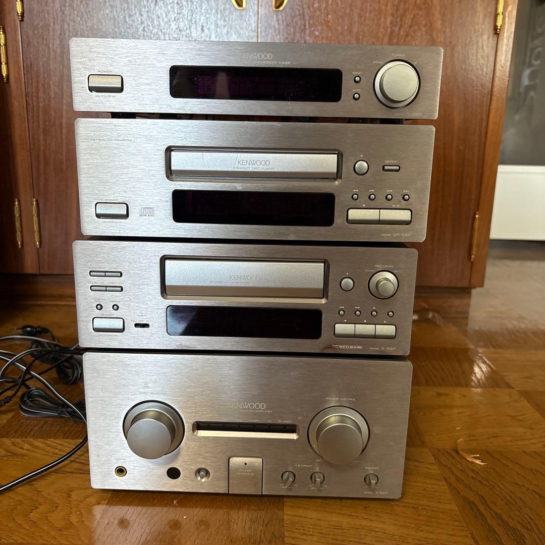 KENWOOD CDデッキ・カセットデッキ、チューナー、コンポセット