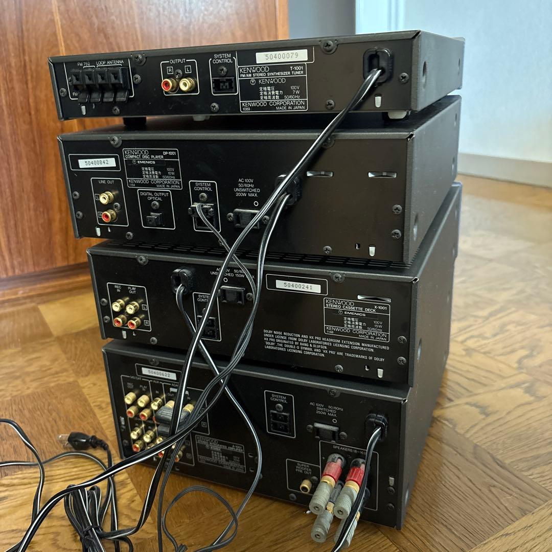 KENWOOD CDデッキ・カセットデッキ、チューナー、コンポセット