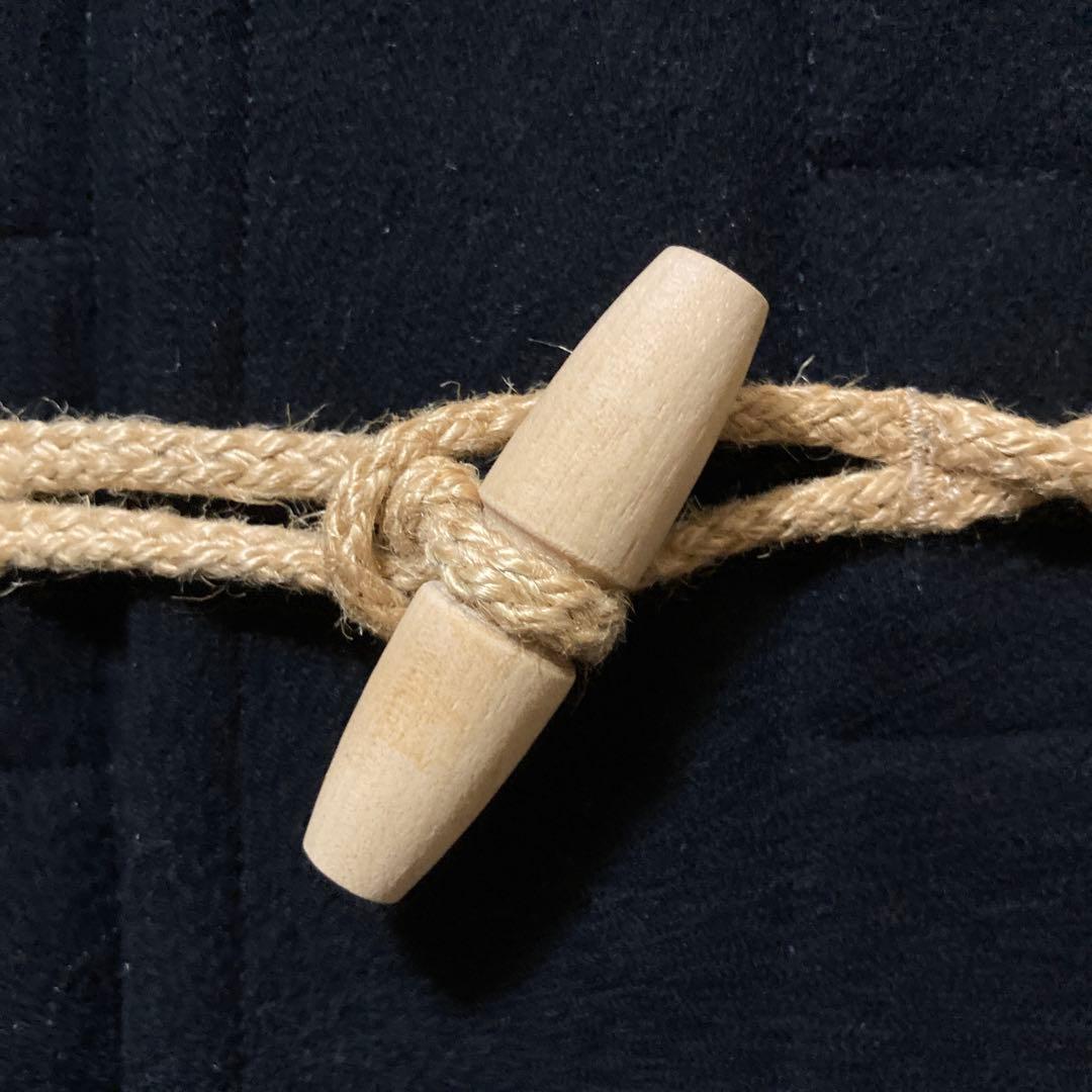 MHL. ダッフルコート　ロング丈　メルトン　丸襟　マーガレットハウエル　L