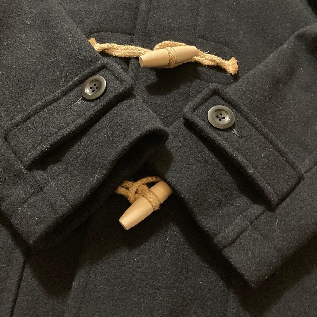 MHL. ダッフルコート　ロング丈　メルトン　丸襟　マーガレットハウエル　L