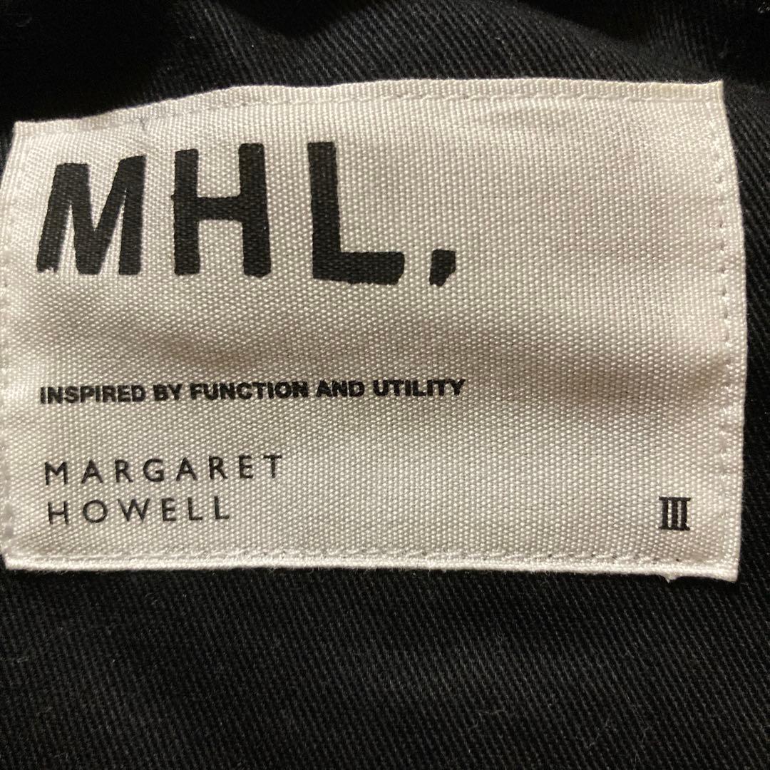 MHL. ダッフルコート　ロング丈　メルトン　丸襟　マーガレットハウエル　L