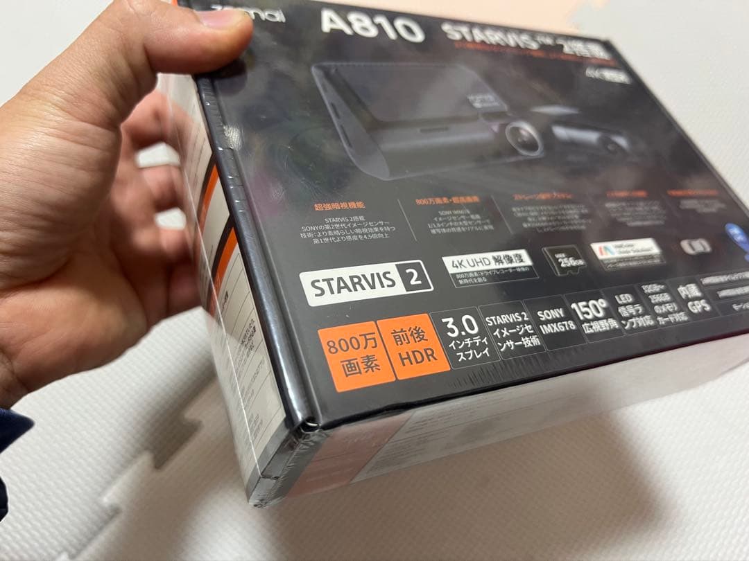 70mai Dash Cam 4k A810とSDカード付