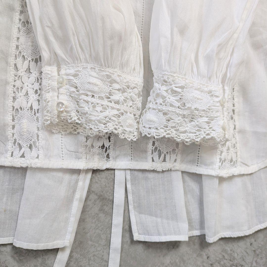 EDIT.FOR LULU ホワイト レースブラウス 長袖