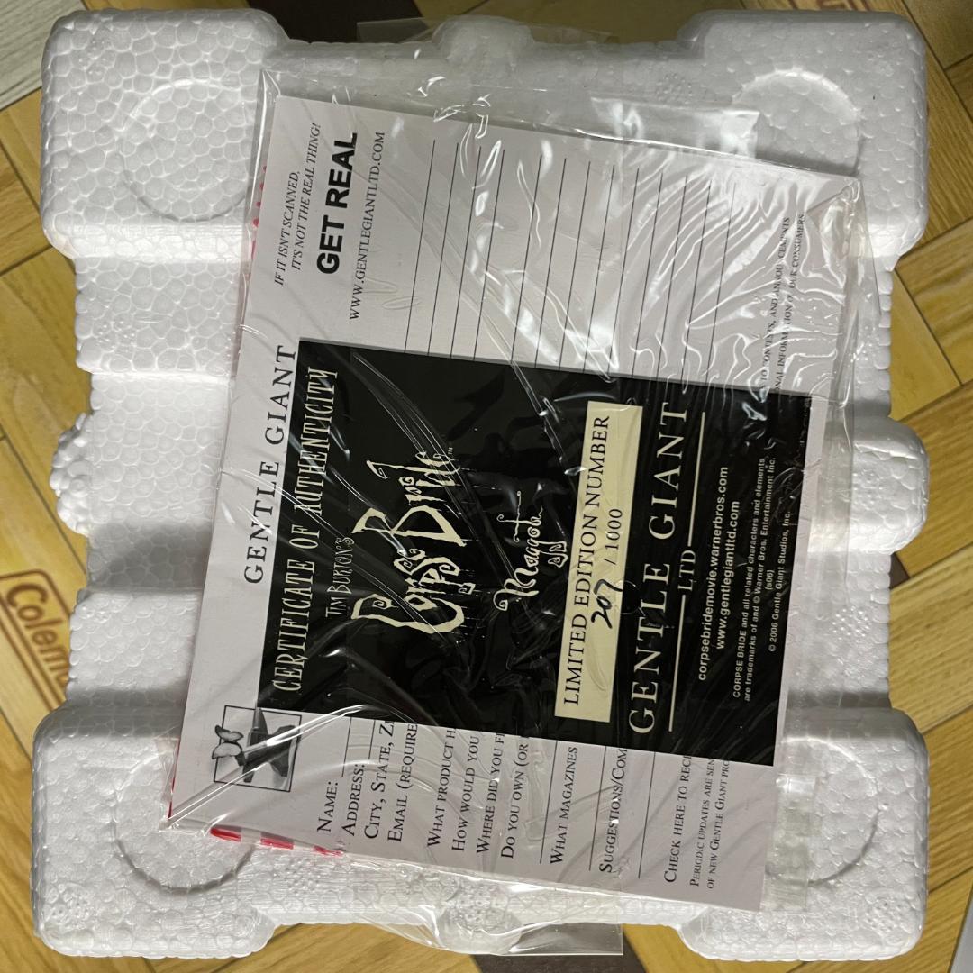 金さん限定　世界限定1000体／「コープスブライド」マゴット スタチュー