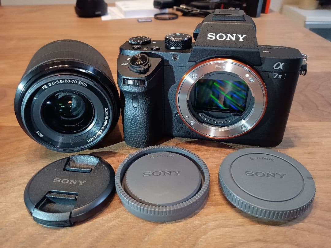 S数：1,484回【センサー清掃済】SONY α7II レンズKit【取説付き】