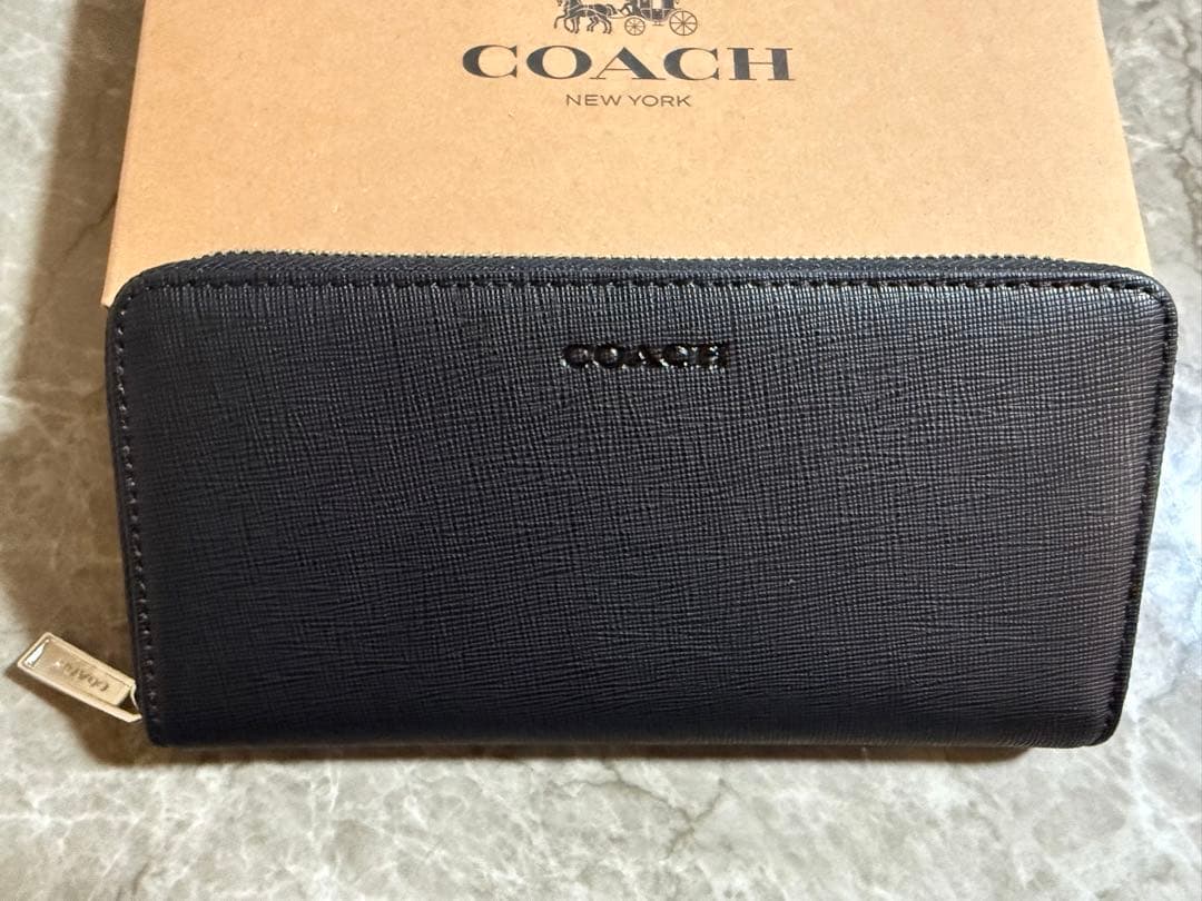 COACH ブラック 長財布