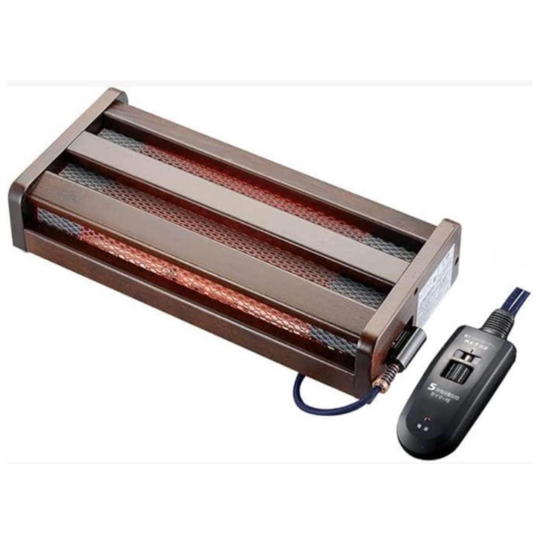 新品未使用 メトロ電気工業 木枠フットヒーター MFH-181ET