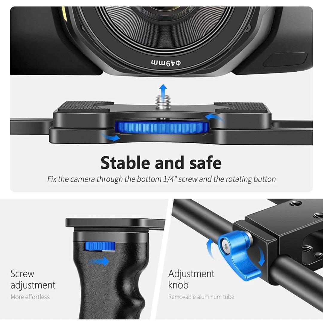 安定した撮影に！フレーム！ビデオ撮影！カメラは付属品ではない　手振れ防止　本格！