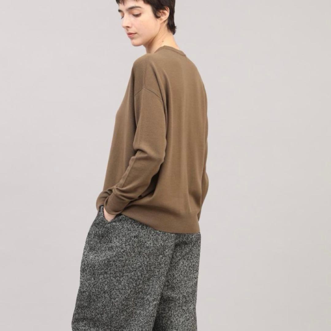 最終値下げ　SACRA サクラ　クルーネックニット　ネイビー　今季