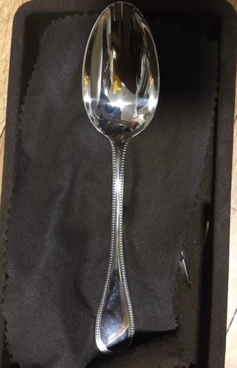 大幅値下げクリストフルパール、スプーン4本、コーヒースプーン4本込み