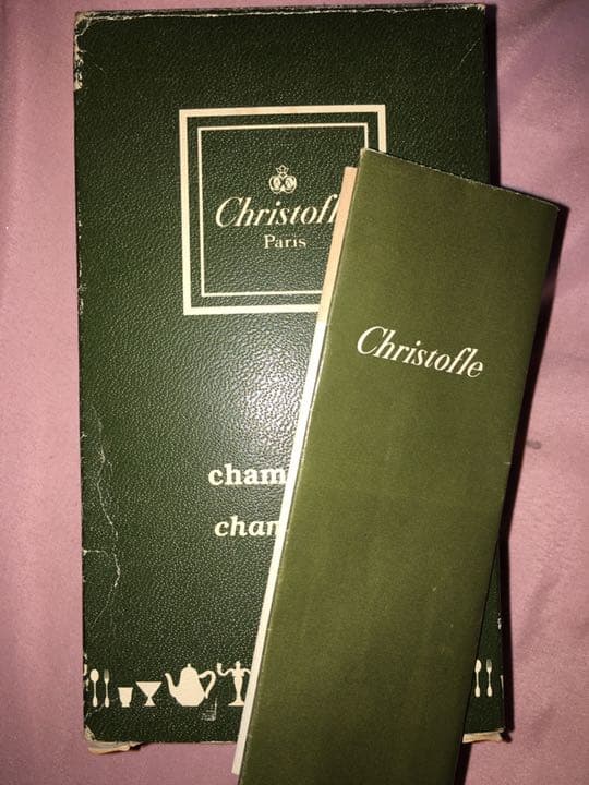 大幅値下げクリストフルパール、スプーン4本、コーヒースプーン4本込み