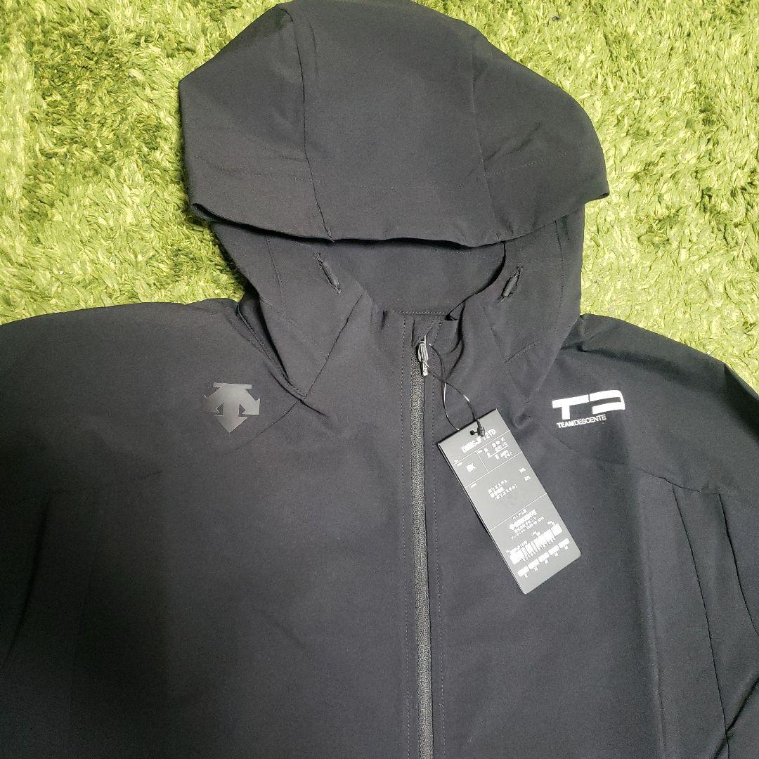 TEAM DESCENTE ブラックウィンドブレーカー M