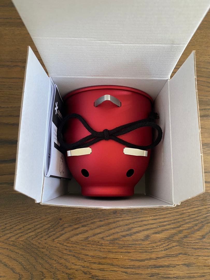  peak アルミ蚊取り豚ミニ シルバー＆レッド