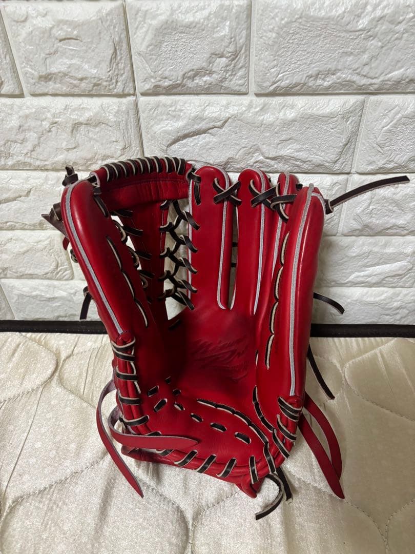 ミズノプロ 硬式オーダーグローブ レッド