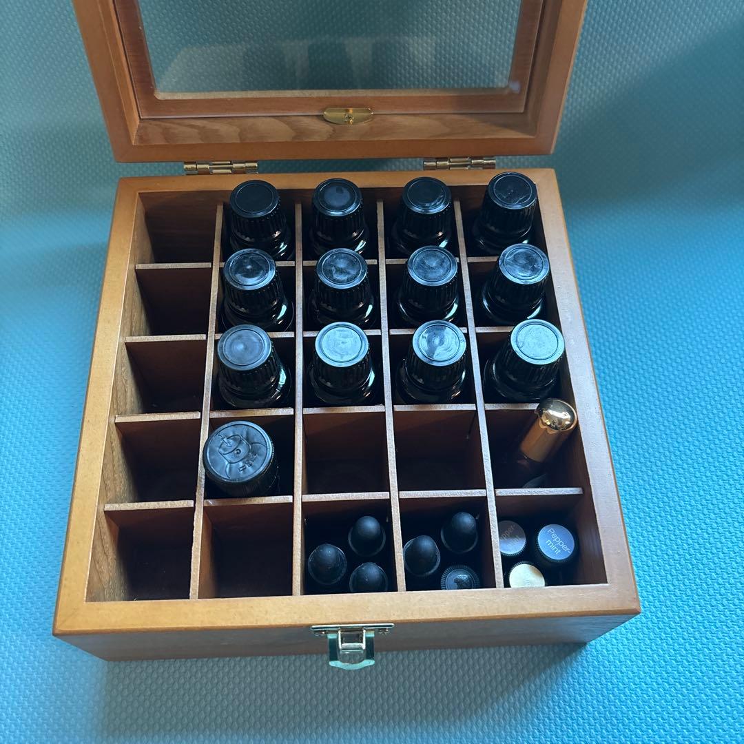 doTERRA エッセンシャルオイルセット 木製ボックス