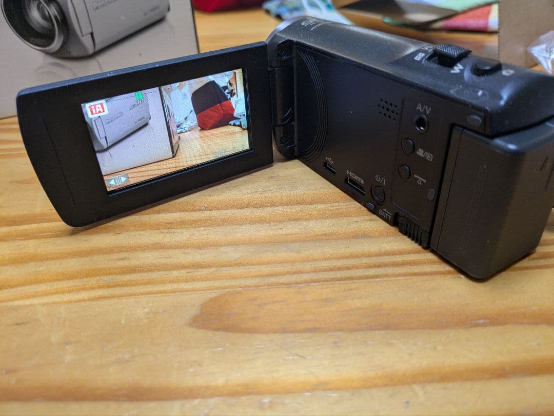 【極美品】Panasonic HC-V480MS-K ビデオカメラ ブラック