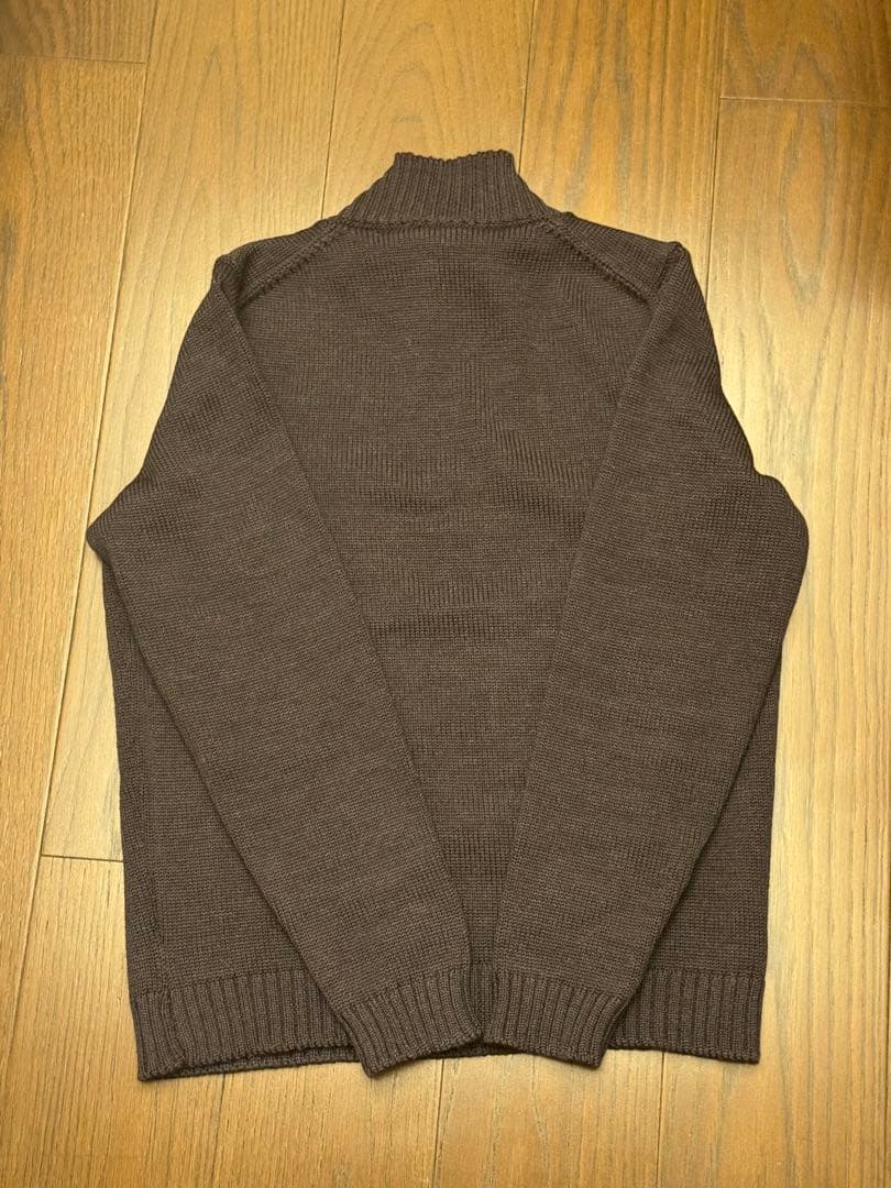 ZANONE ザノーネ 5Gモックネック チャコールグレー 46