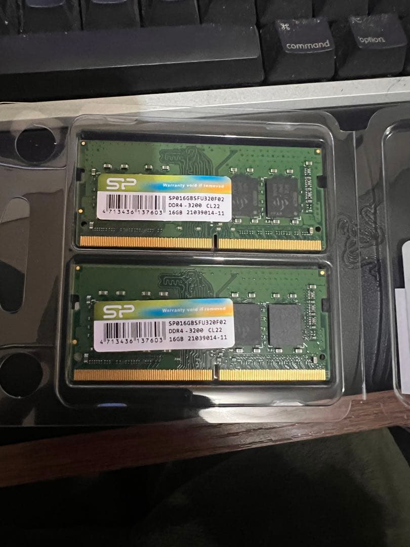 (M様)DDR4 32GB SODIMM (16GB x 2 3200)