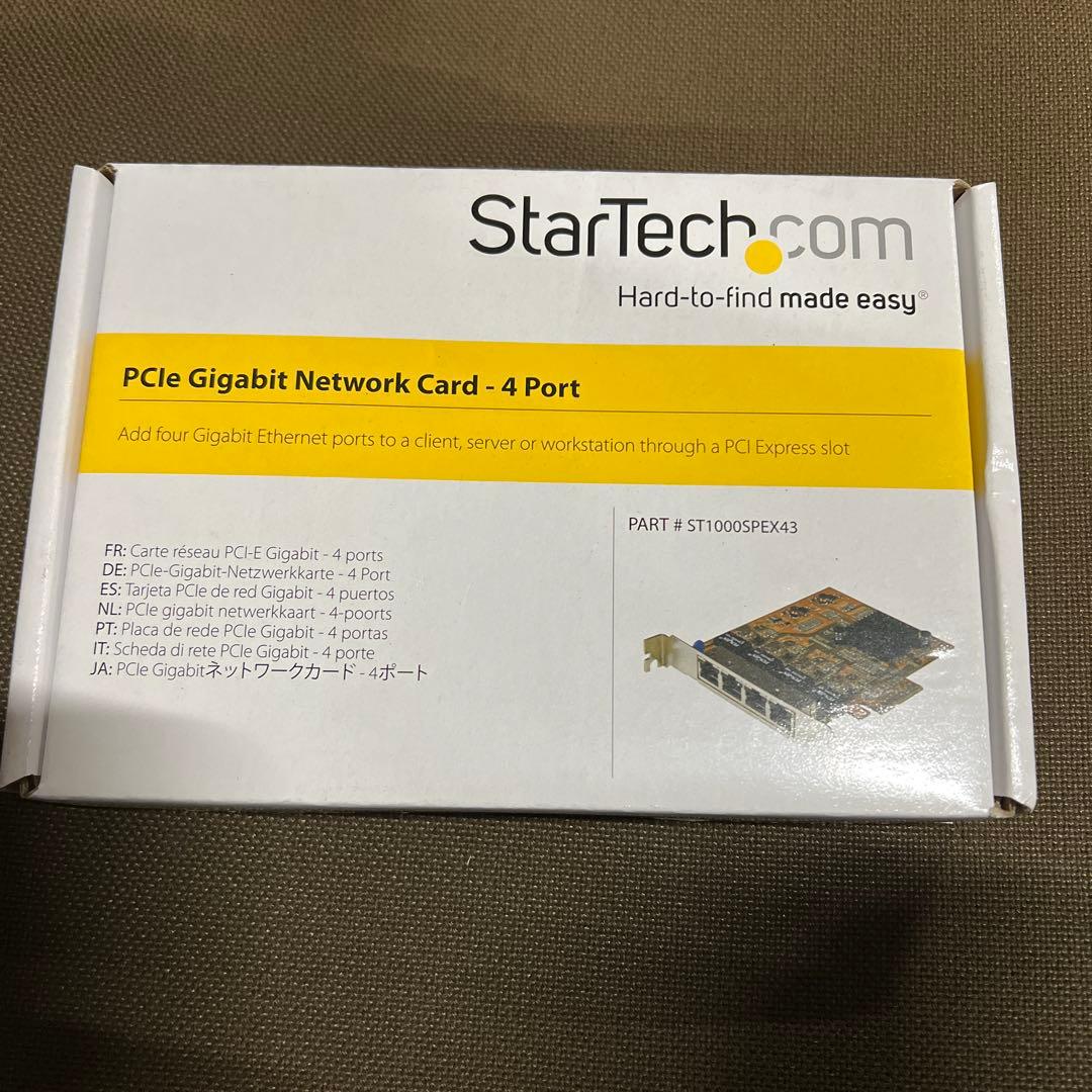 StarTech.com GbE 4ポート増設PCI Express
