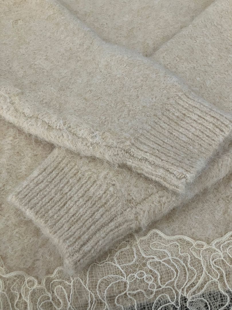 ♡新品　未使用　試着のみ♡ ZARA レースコンビニット　Sサイズ　エクリュ