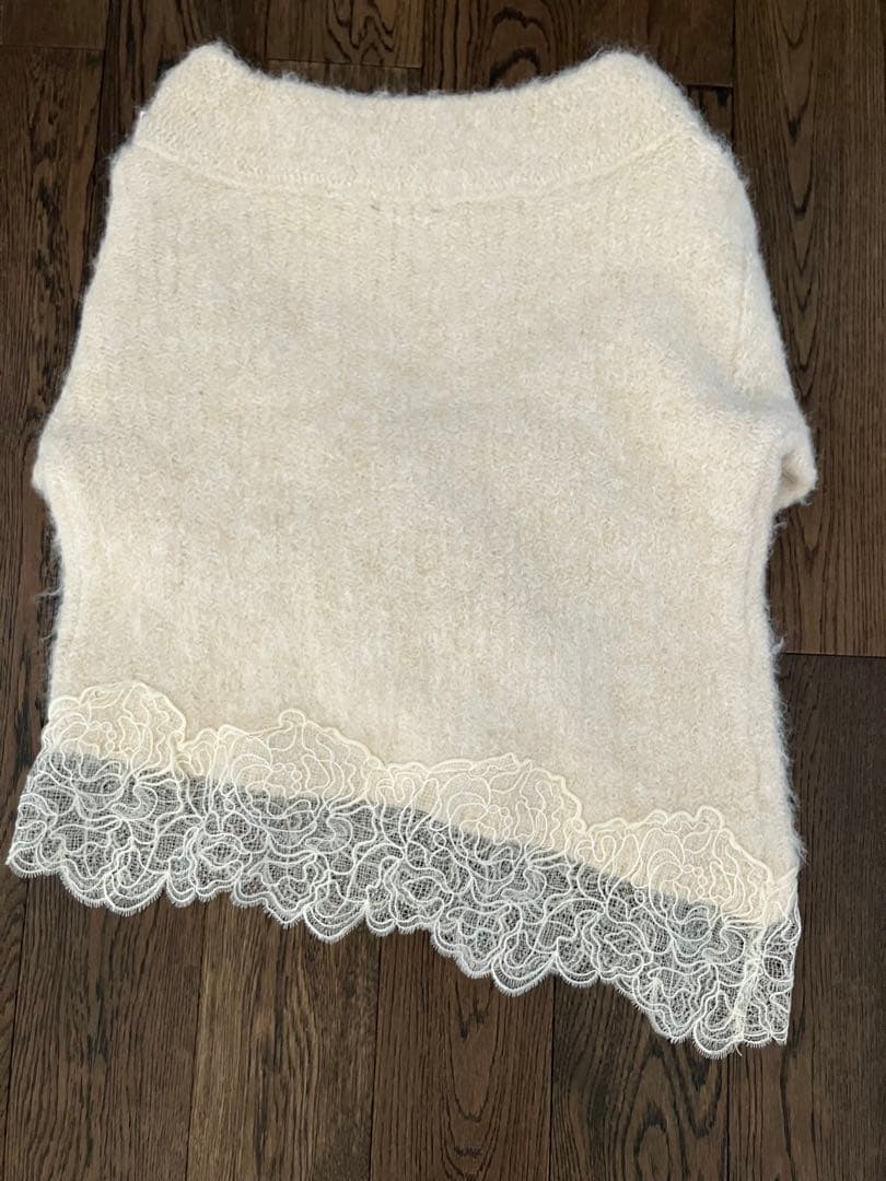 ♡新品　未使用　試着のみ♡ ZARA レースコンビニット　Sサイズ　エクリュ