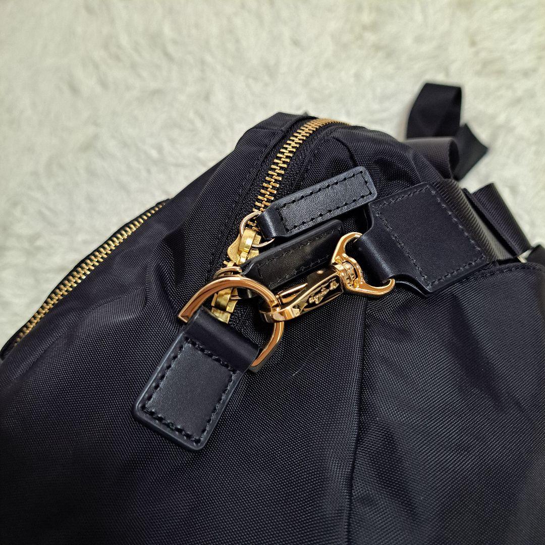 【極美品】【agnes b.】FT03‐02 2Wayボストンバッグ　チャーム付