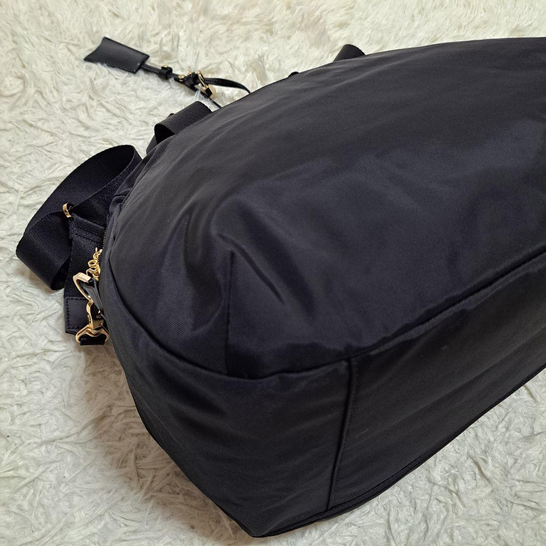 【極美品】【agnes b.】FT03‐02 2Wayボストンバッグ　チャーム付