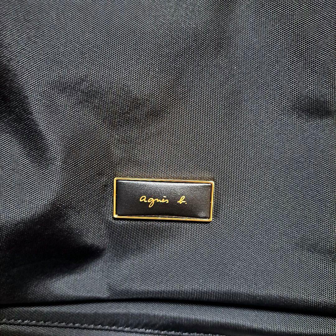 【極美品】【agnes b.】FT03‐02 2Wayボストンバッグ　チャーム付