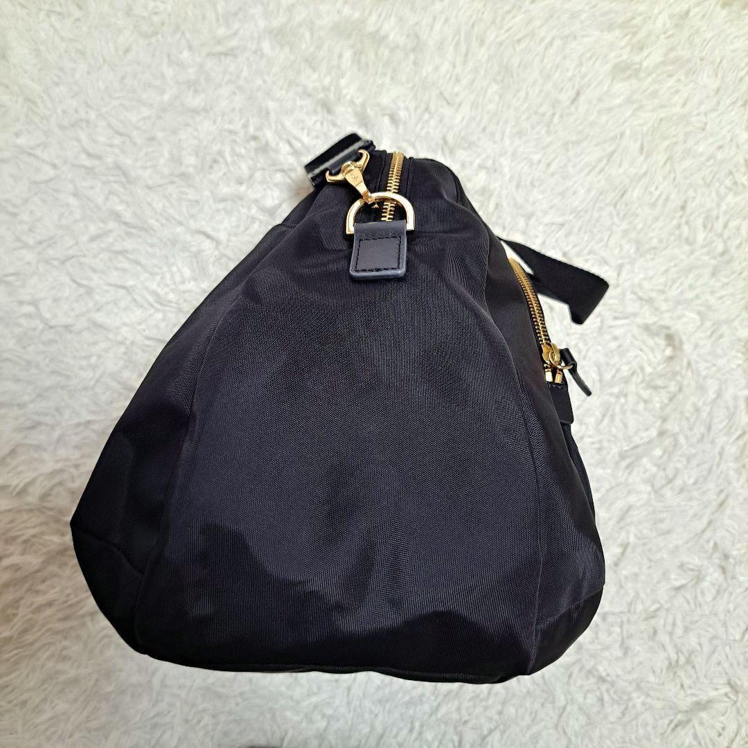 【極美品】【agnes b.】FT03‐02 2Wayボストンバッグ　チャーム付