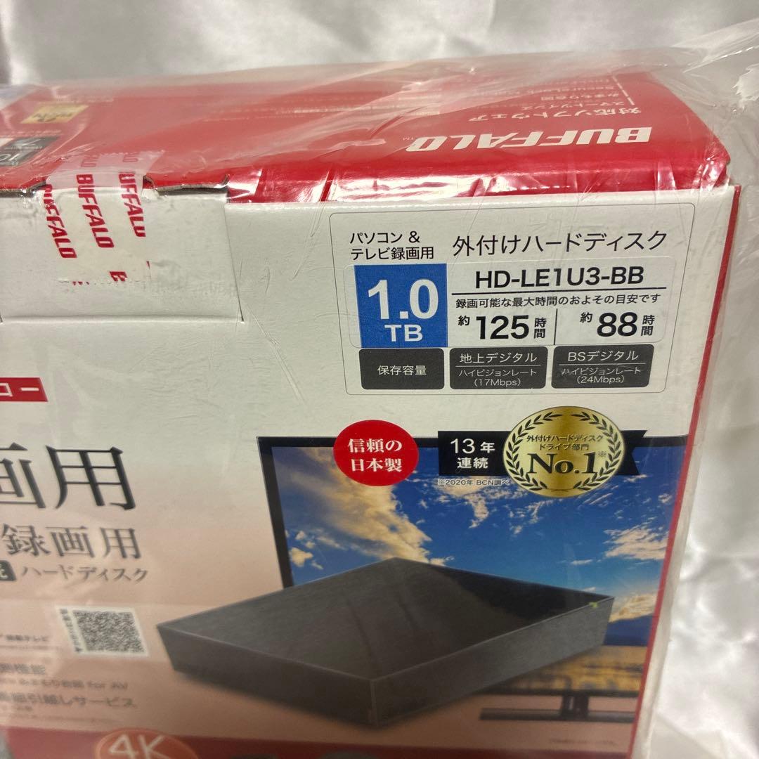 BUFFALO HD-LE1U3-BB 1.0TB 外付けハードディスク