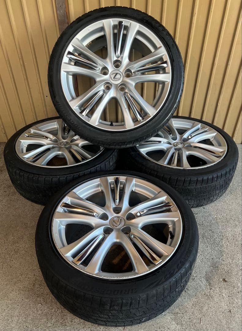 レクサスGS純正18インチ ホイール スタッドレス付4本