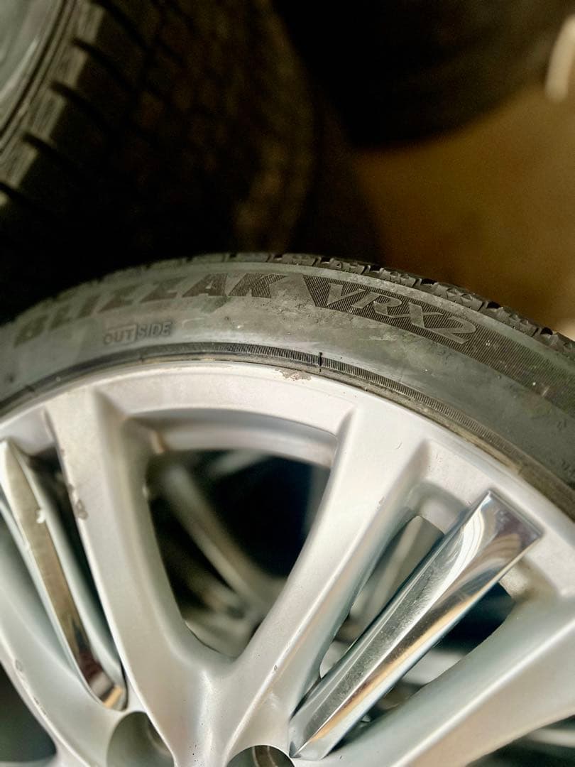 レクサスGS純正18インチ ホイール スタッドレス付4本