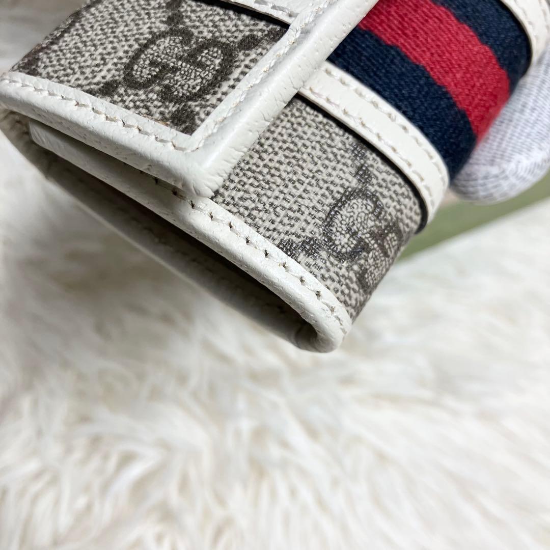 【未使用】 GUCCI オフィディア キーケース GGマーモント 季節カラー