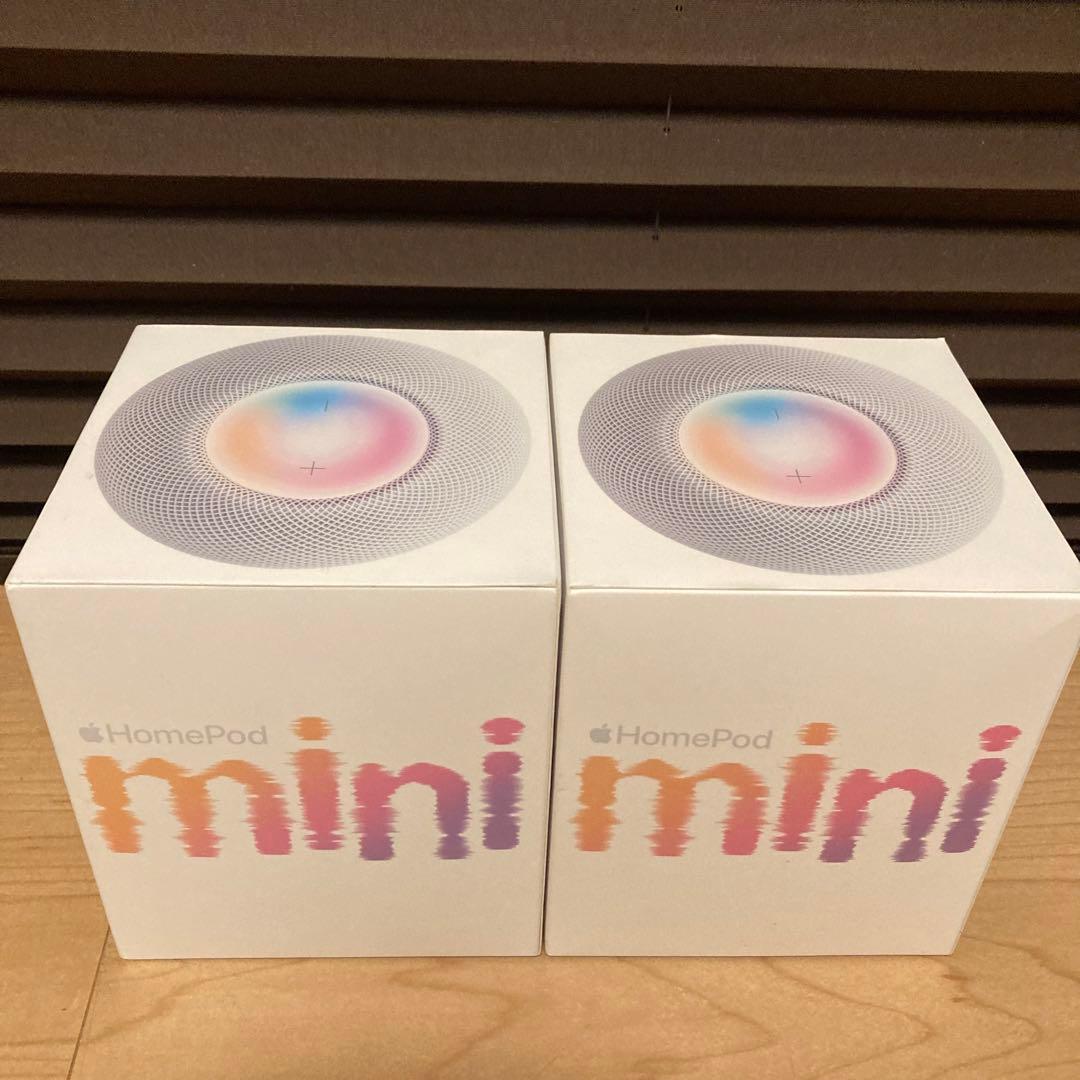 Apple Pod mini MY5H2J/A ホワイト 2個セット
