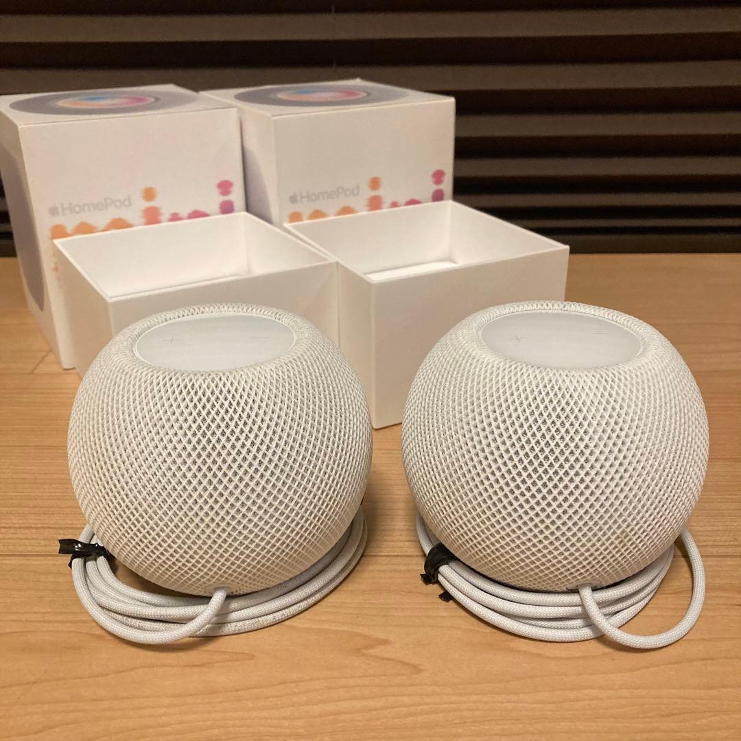 Apple Pod mini MY5H2J/A ホワイト 2個セット