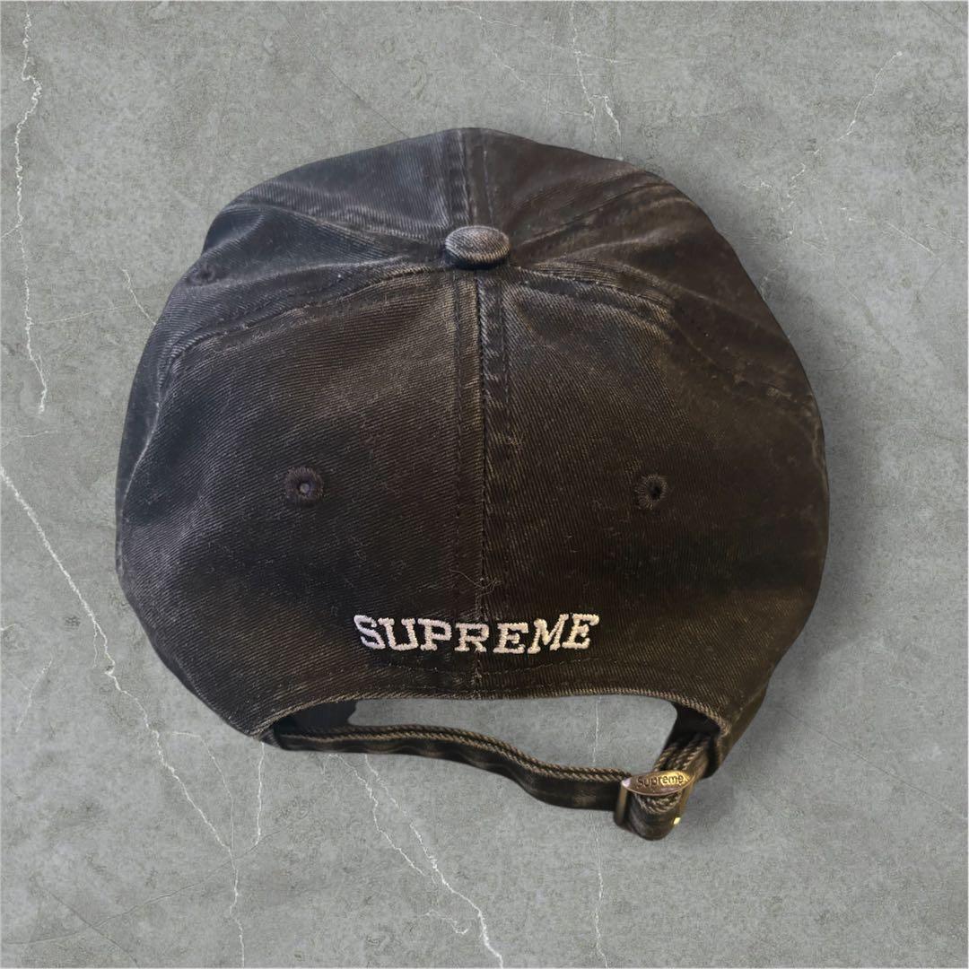 【正規品】supreme Sロゴ キャップ ブラック