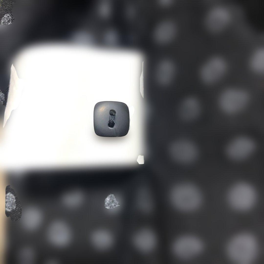 tenderloin SHT Dドット柄 長袖シャツ ブラック/ホワイト M