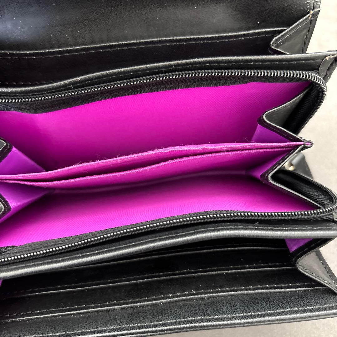 匿名配送　フォリフォリ　バック　お財布　ブラック