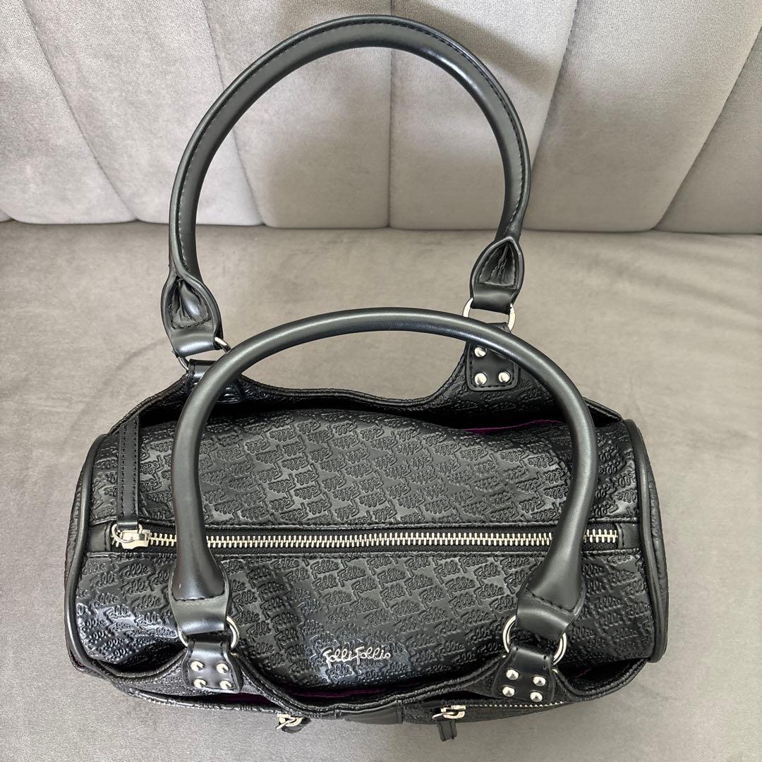 匿名配送　フォリフォリ　バック　お財布　ブラック