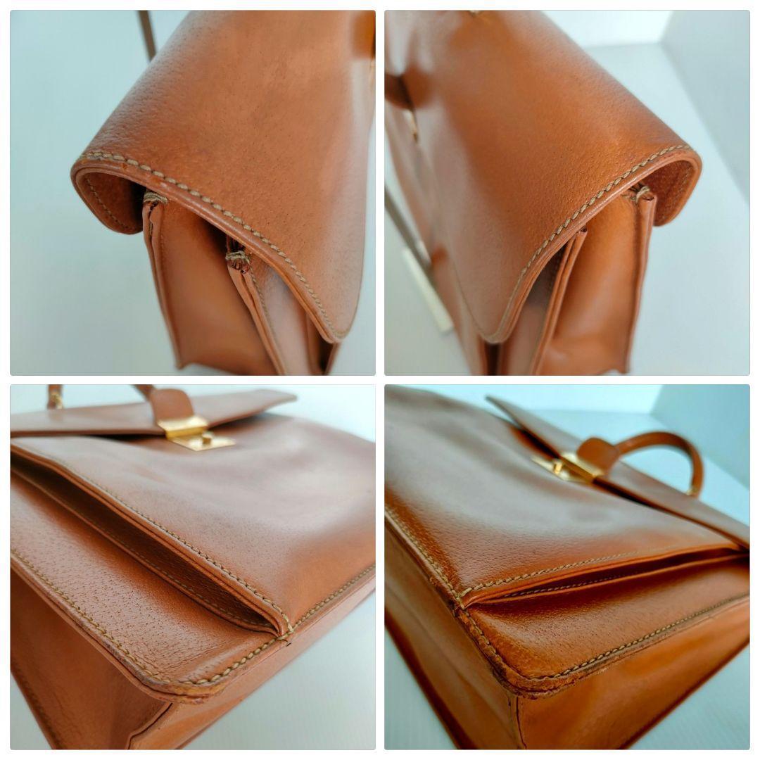 GUCCI 2way ビジネスバッグ ショルダー 肩がけ レザー ハンドバッグ