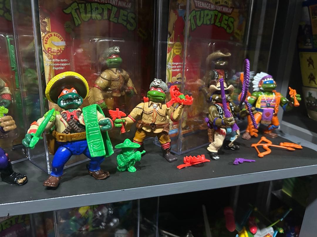 【欠品なし】ミュータントタートルズ フィギュア 4体セット レア　LOOSE