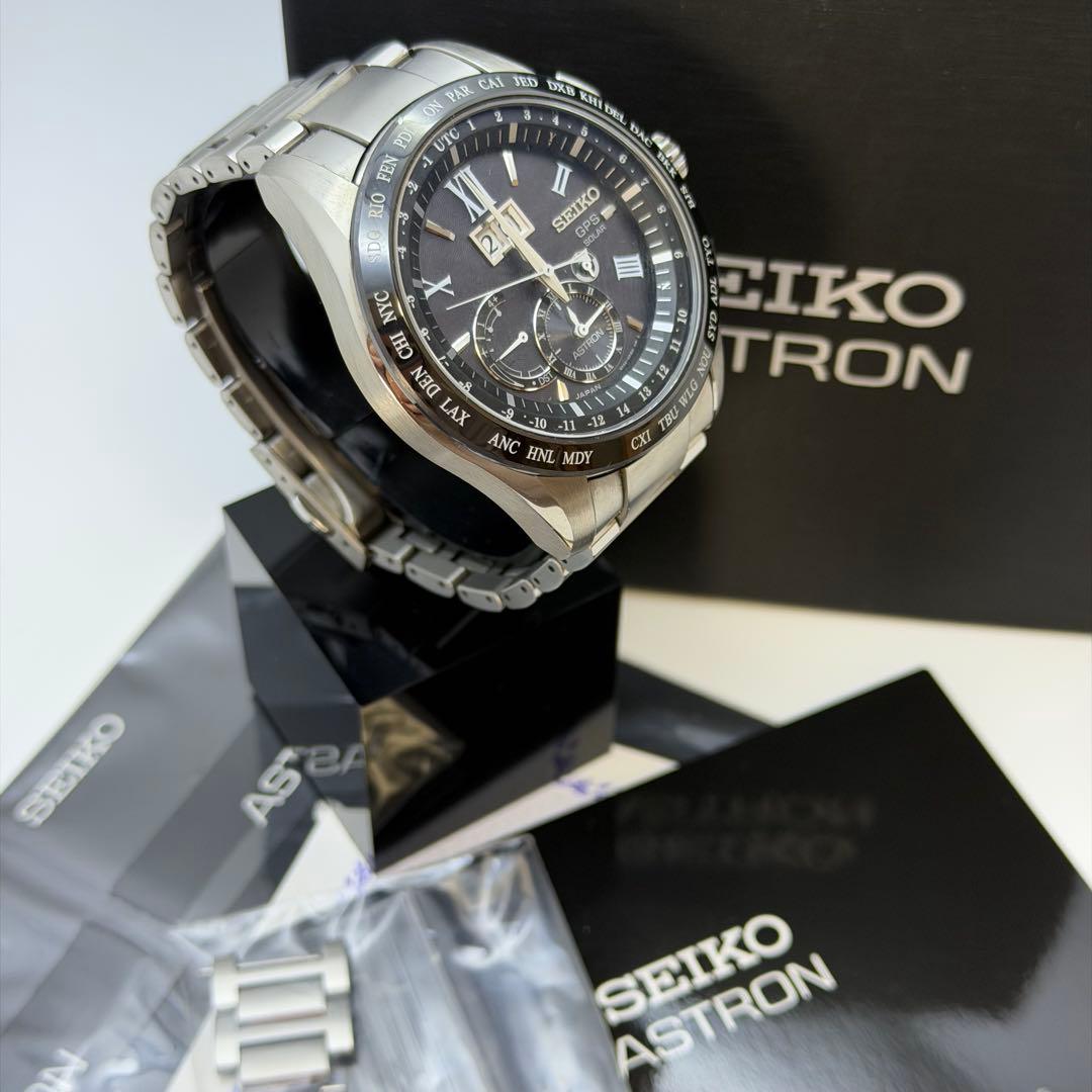 【稼働 美品】セイコー アストロン SBXB137 8X42-0AB0-3 8X