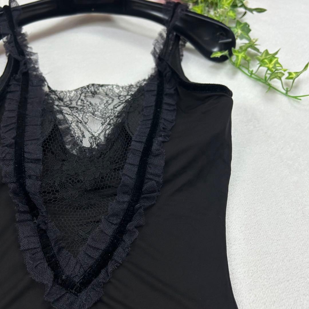 F178 新品未使用 F グッチ カップ付き レース キャミソール レディース