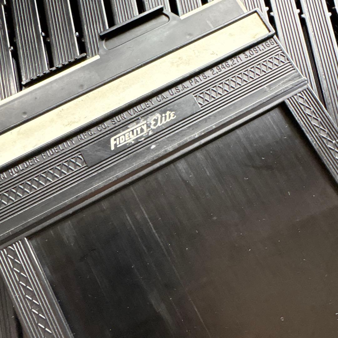 FIDELITY Elite 25枚 大判カメラ カットフィルムホルダー