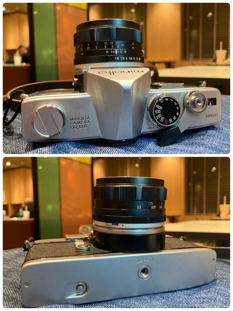 完動品＊美品＊初期保証★minolta Sr-1s&ロッコールレンズ★作例多数