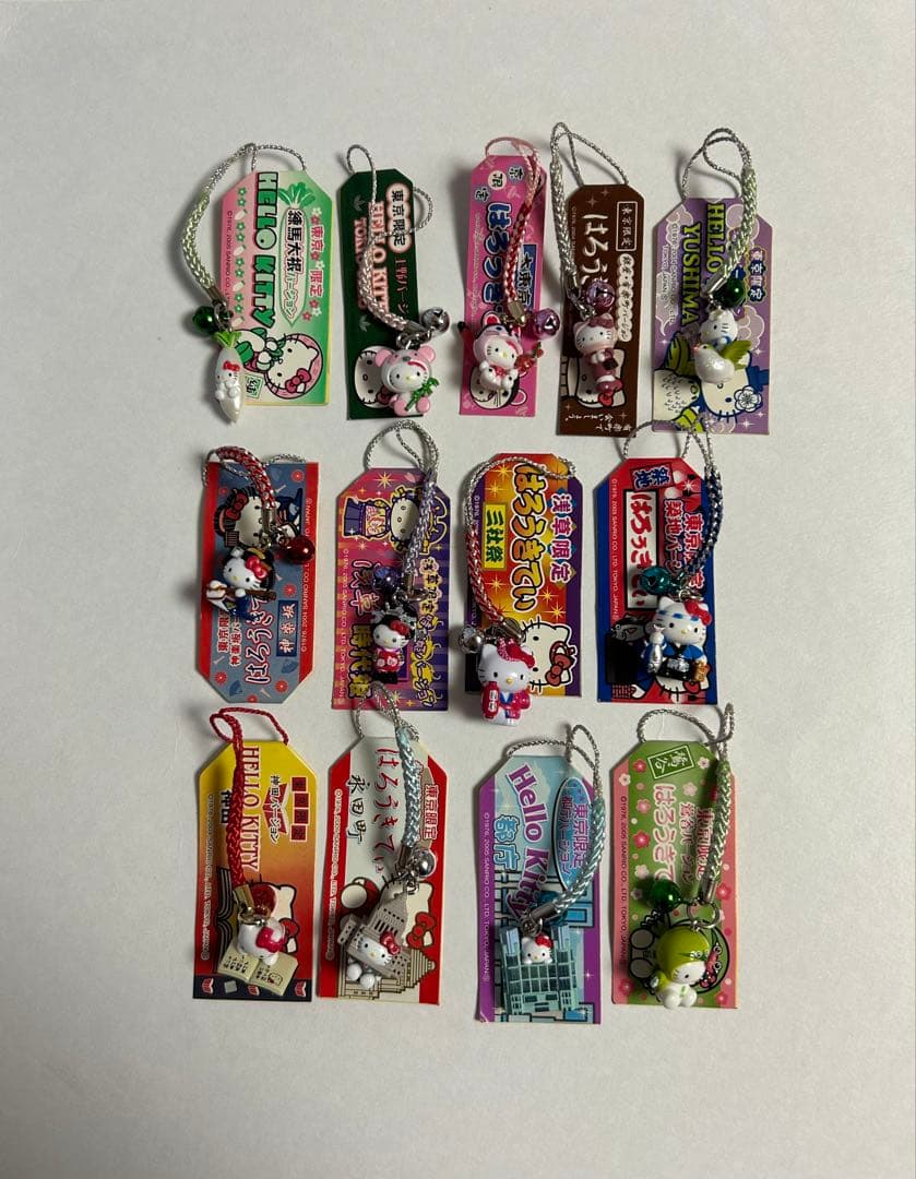 ハローキティ　ご当地キティ　根付け　東京限定　14種類セット