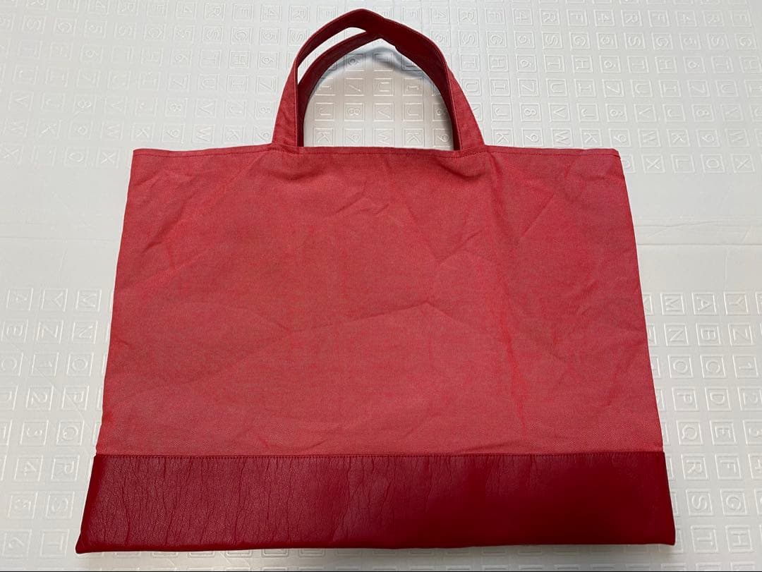 ファミリア　デニムバッグ　赤