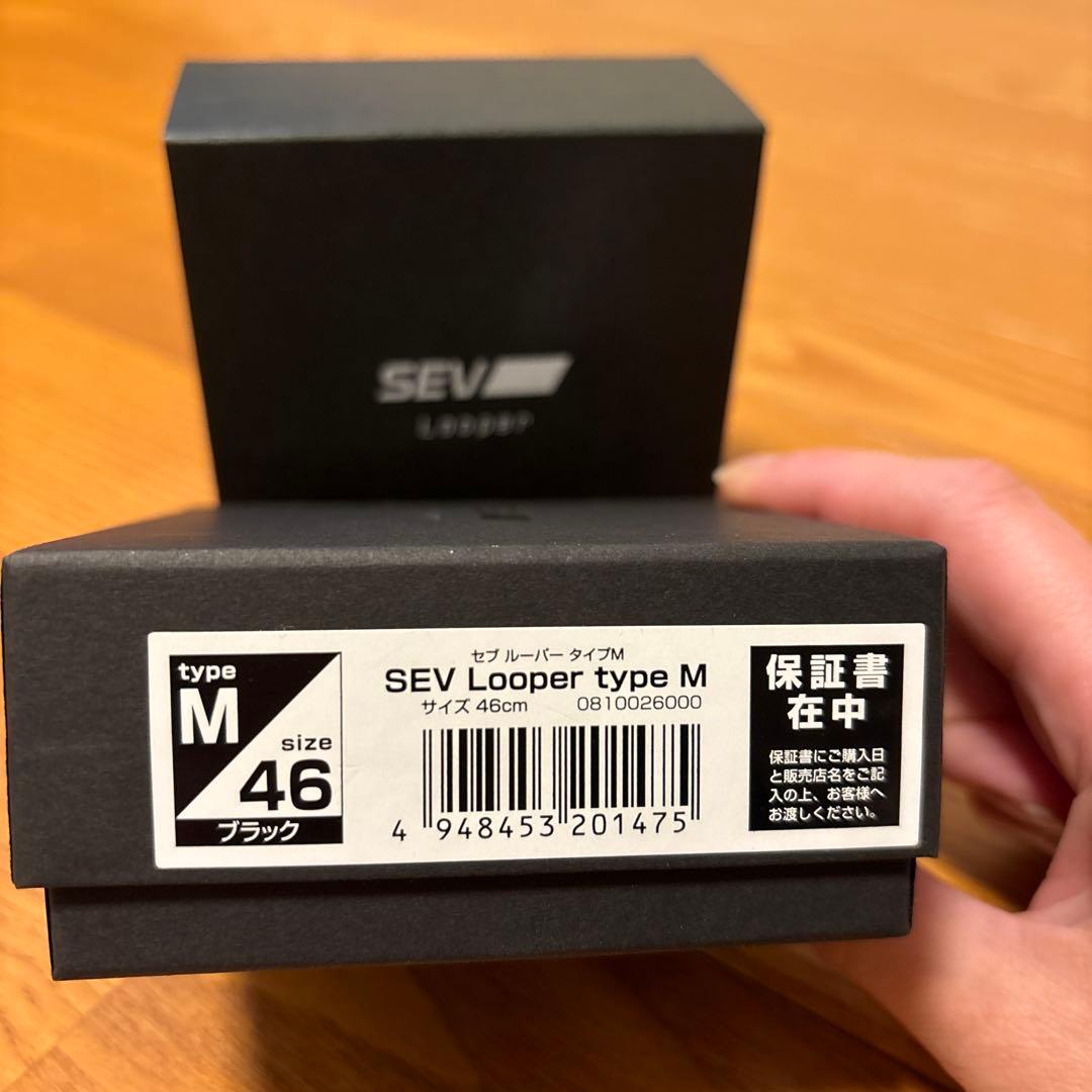 SEV Looper type M ネックレス 46cm ブラック